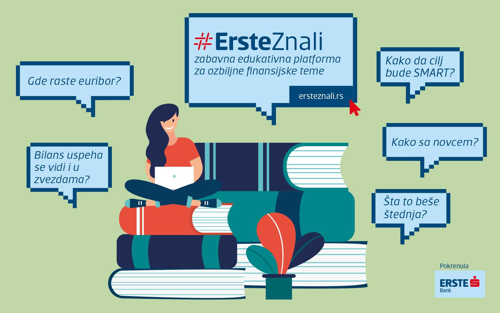 Erste banka pokrenula aplikaciju ErsteZnali - platformu za finansijske teme