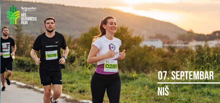 Poslovna trka Schneider Electric Serbia Business Run 7. septembra u Nišu