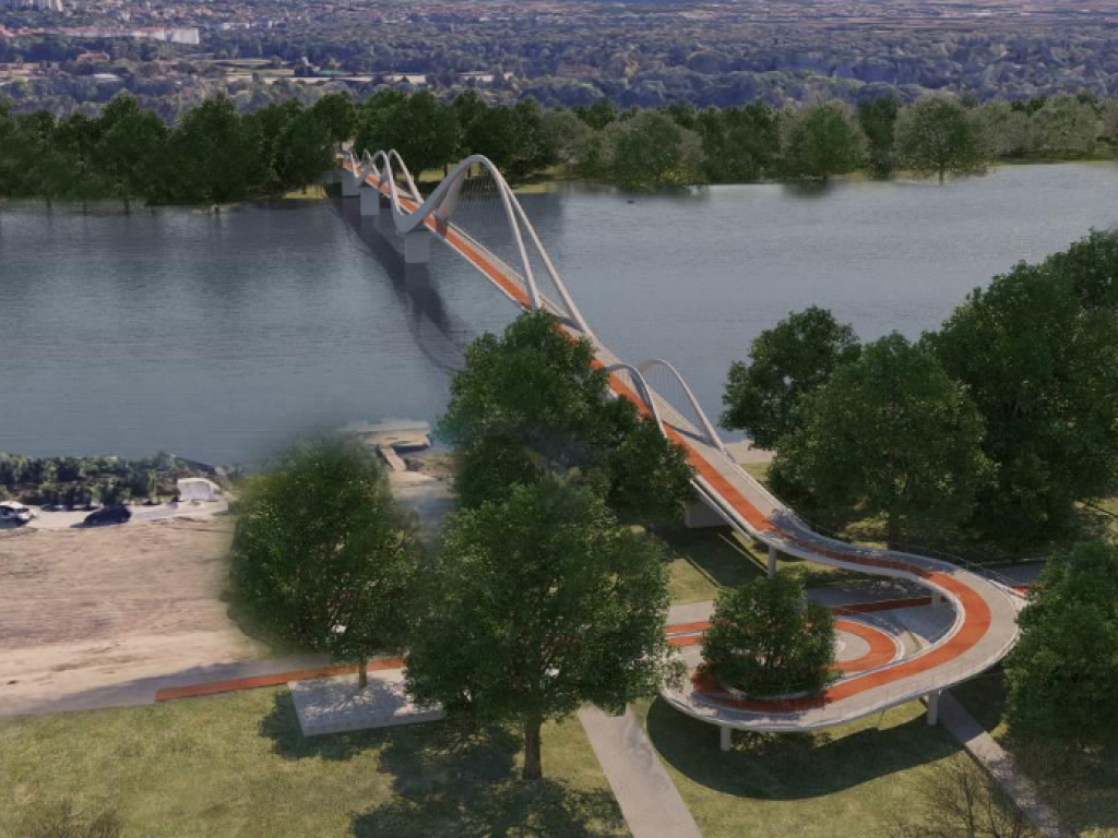Saobraćajni institut CIP projektovaće pešačko-biciklistički most između Novog Beograda i Ade Ciganlije