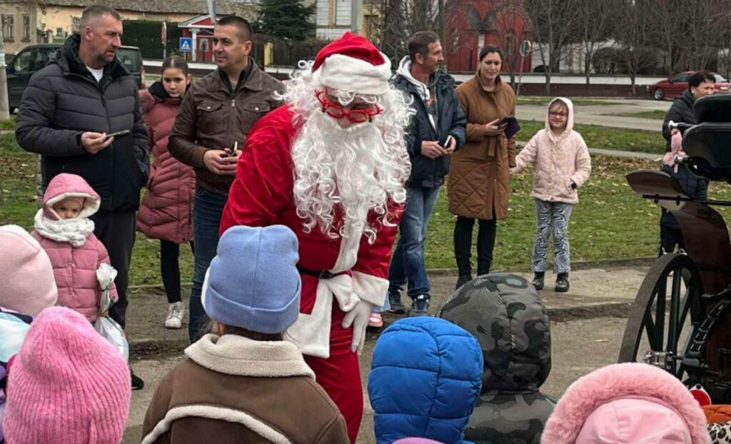 Dodela paketića Novi Slankamen